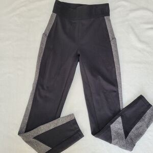 lululemon athletica Black and Gray Leggings